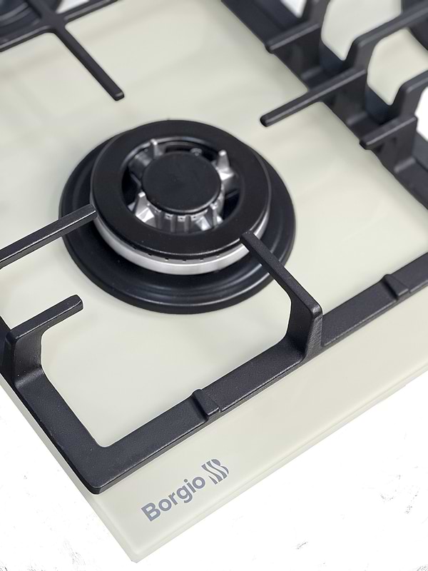 Фото - Варочная панель газовая Borgio DR 6392-15 Ivory GLASS FFD