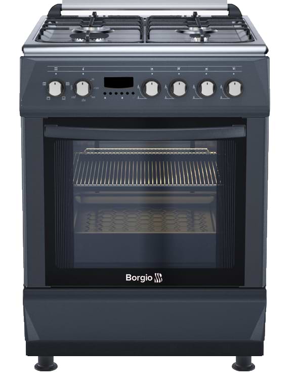 Плита газовая Borgio GE 640 GR GCBLDF Cast Iron - Фото 1