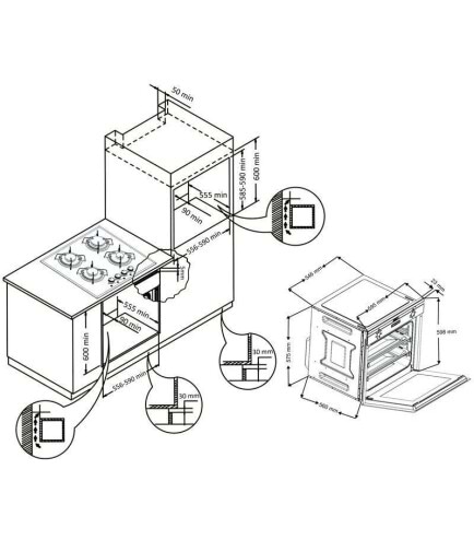 Фото - Духовой шкаф Borgio OFA 106.02 V Black Glass
