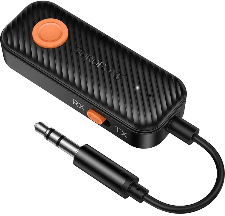 Бездротовий адаптер автомобільний BOROFONE BC62 Walker AUX BT audio receiver/transmitter (6941991124143)