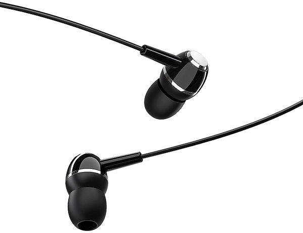 Фото - Навушники вкладиші дротові BOROFONE BM36 Acura Universal earphones with mic Black (6931474709691)