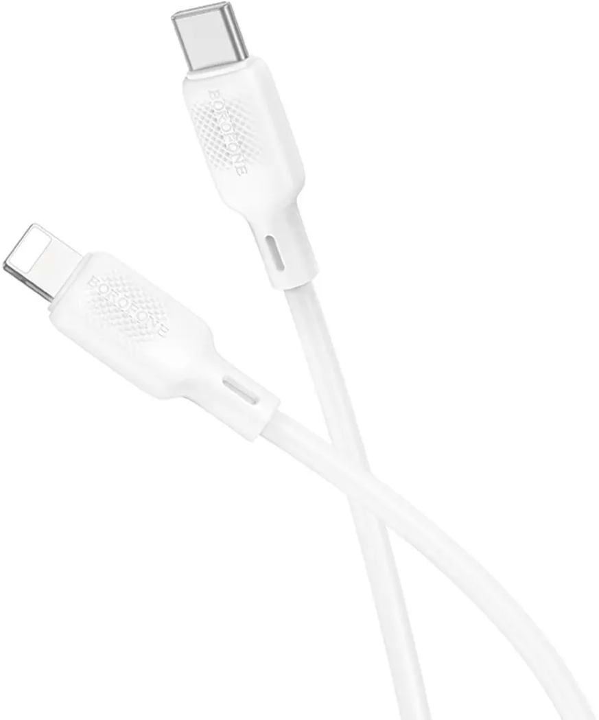 Кабель BOROFONE BX113 Lenny PD iP (L=1M) White (6941991115387)