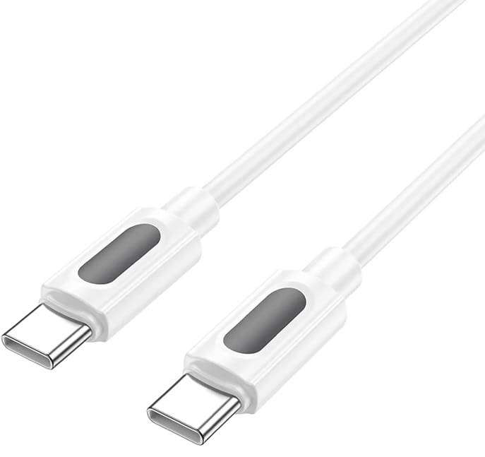 Кабель BOROFONE BX114 Structure 60W White (6941991116919)