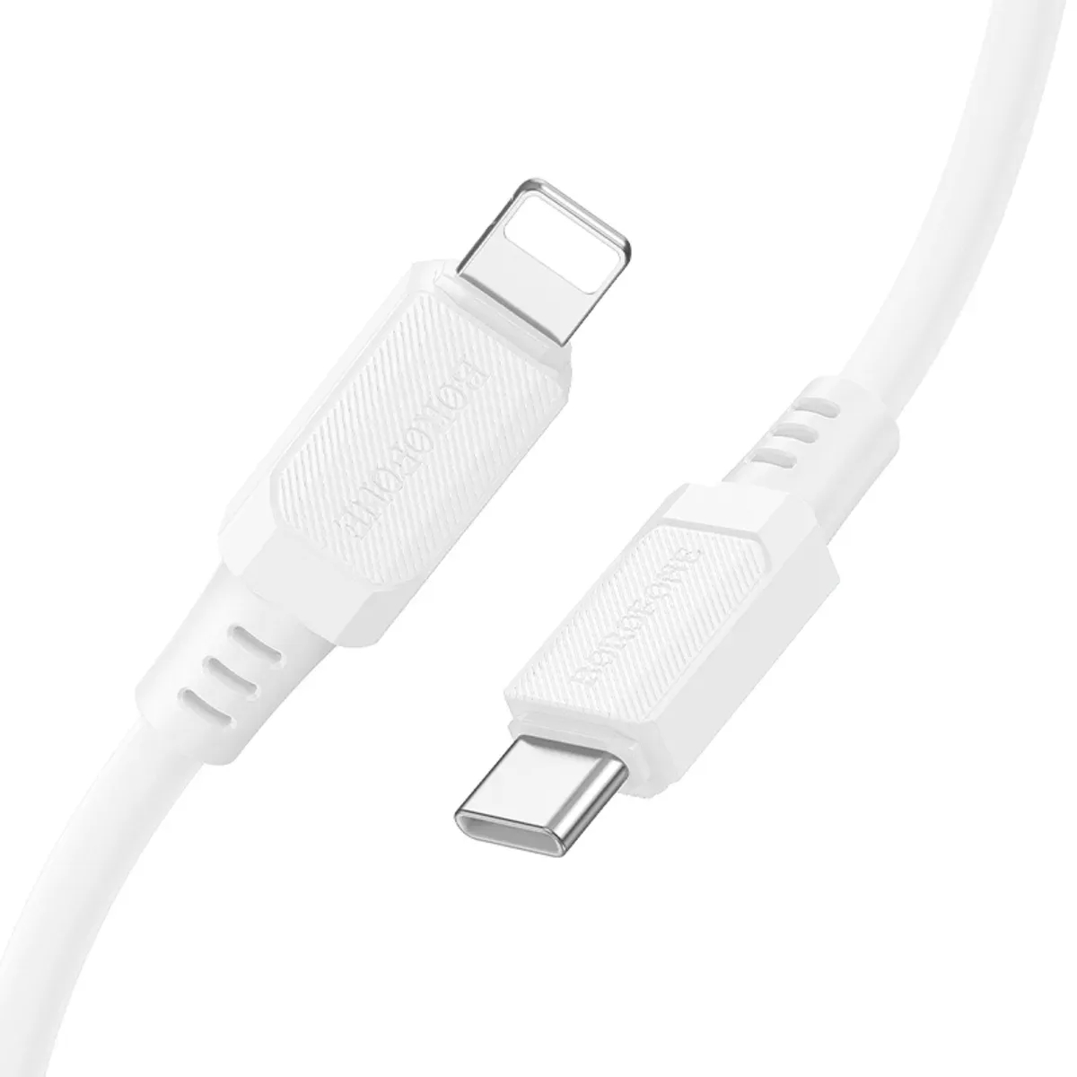 Кабель BOROFONE BX115 Lotto PD iP White (6941991119613)