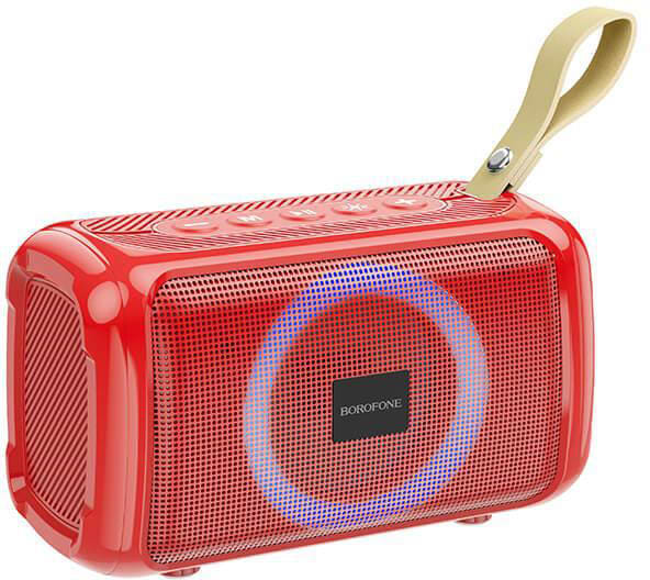 Портативная акустика BOROFONE BR17 Cool sports wireless speaker Red (6974443380750)