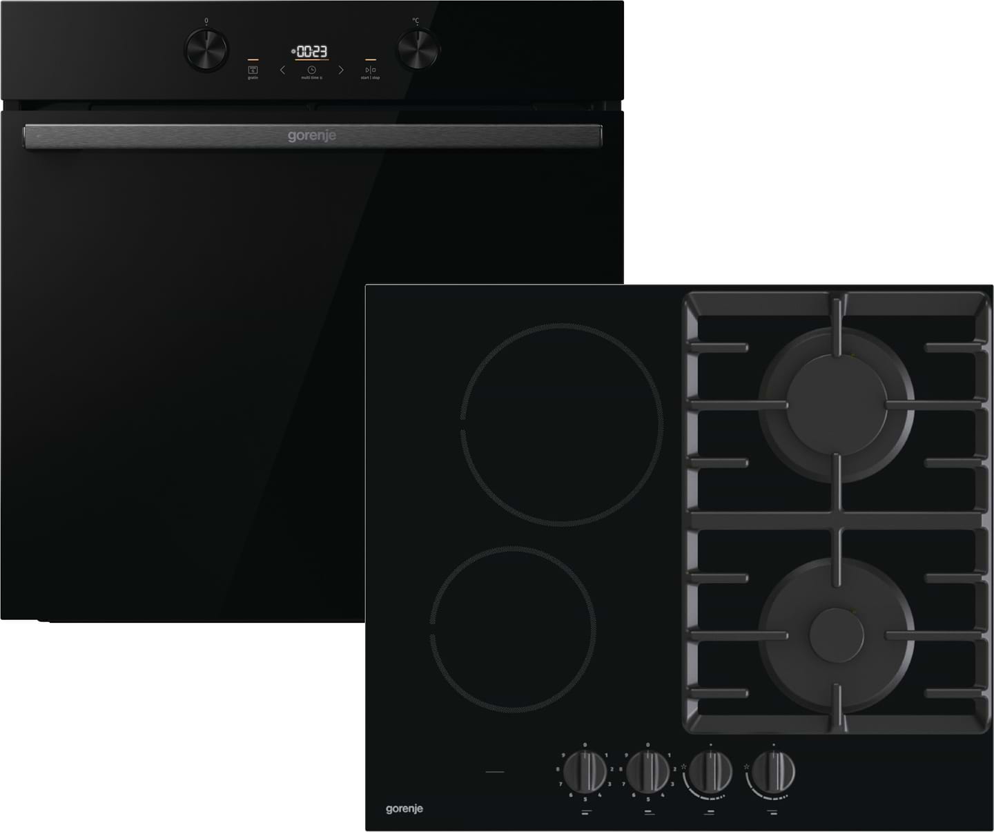 Комплект техники Gorenje Духовой шкаф + Варочная панель Gorenje BOS 6737 E20FBG + GCE 691 BSC