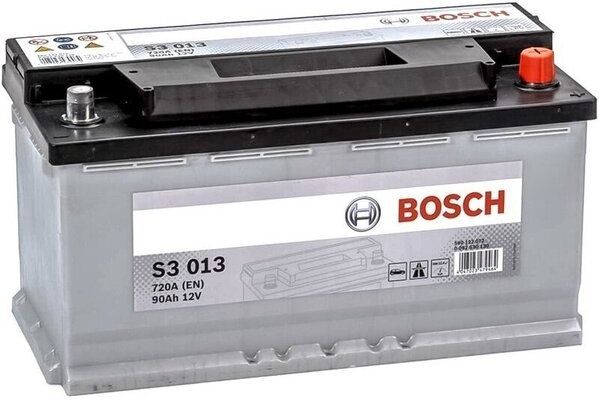 Автомобильный аккумулятор Bosch S3 12В 90Аг 720А R+ (0 092 S30 130)