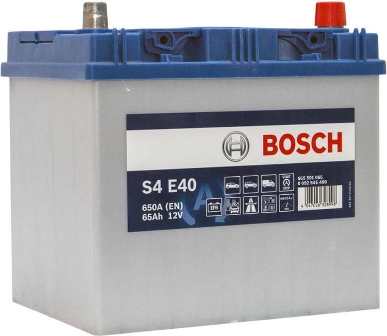 Автомобільний акумулятор Bosch S4 12В 65А/год 650А R+ (0 092 S4E 400)