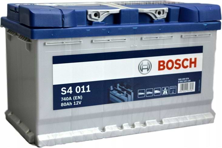 Автомобильный аккумулятор Bosch S4 12В 80Аг 740А R+ (0 092 S40 110)