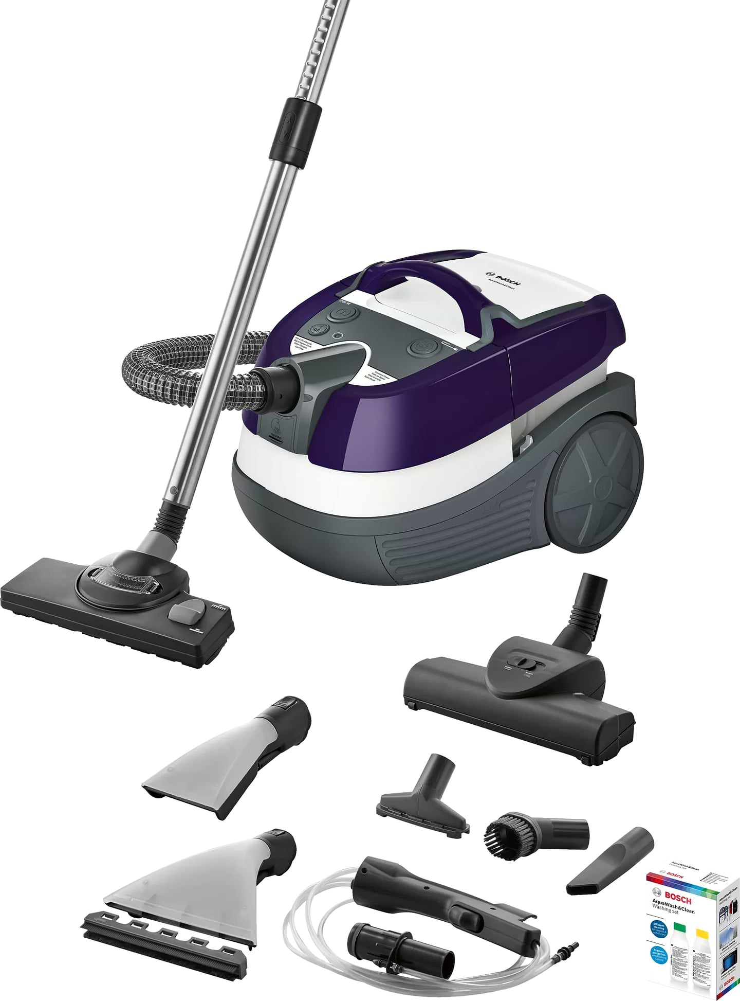 Уцінка - Пилосос миючий з аквафільтром Bosch BWD41740 #