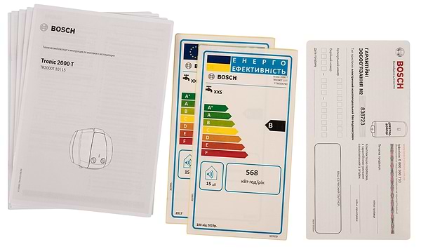 Фото - Водонагреватель Bosch Tronic 2000T 10 T (7736504743)