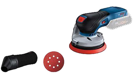 Ексцентрикова шліфовальна машина Bosch GEX 18V-125 (0.601.372.201)