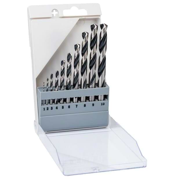 Набір свердел Bosch HSS PointTeQ 10 шт. (2.608.577.348)