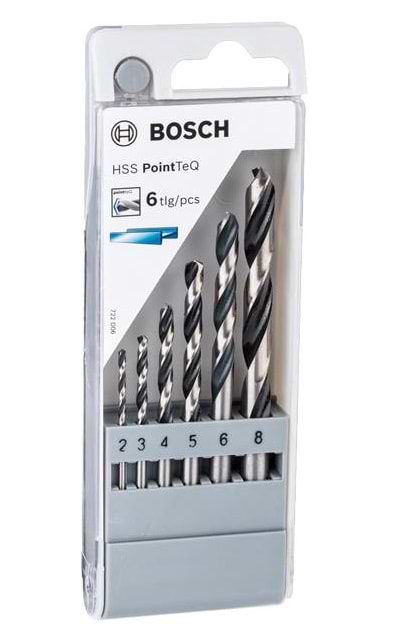 Набір свердел Bosch HSS PointTeQ 6 шт. (2.608.577.346)