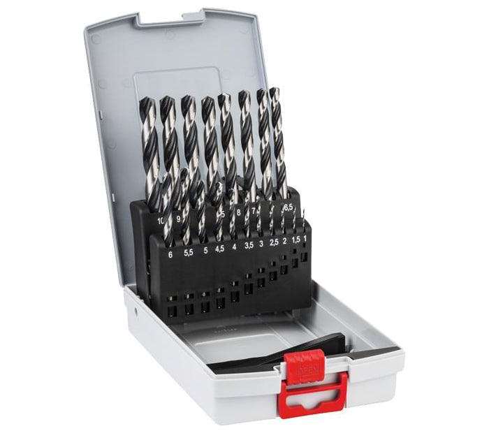 Набір свердел Bosch HSS PointTeQ ProBox 19 шт. (2.608.577.351)