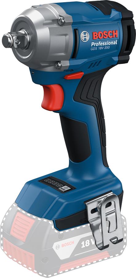 Гайковерт акумуляторний Bosch Professional GDS 18V-350 18В 85/200/350Нм без АКБ та ЗП (0.601.9M5.020)