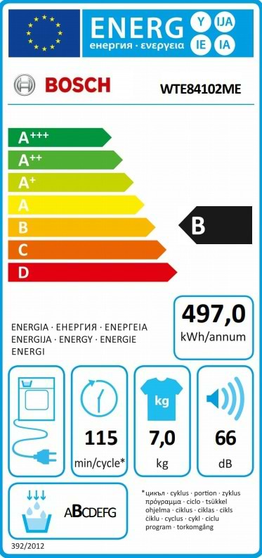 Фото - Сушильная машина Bosch WTE84102ME