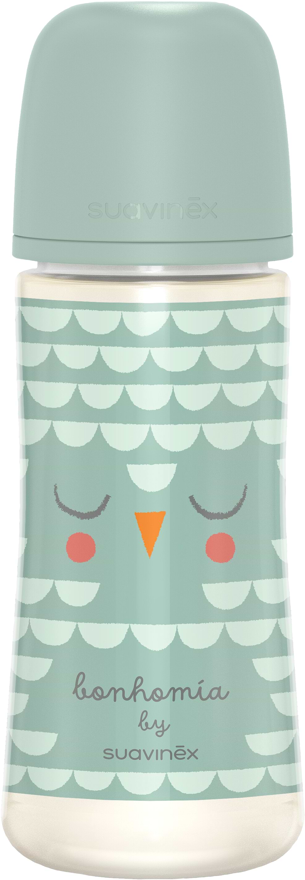 Пляшка для годування Suavinex Bonhomia 360 мл Зелена (307838)