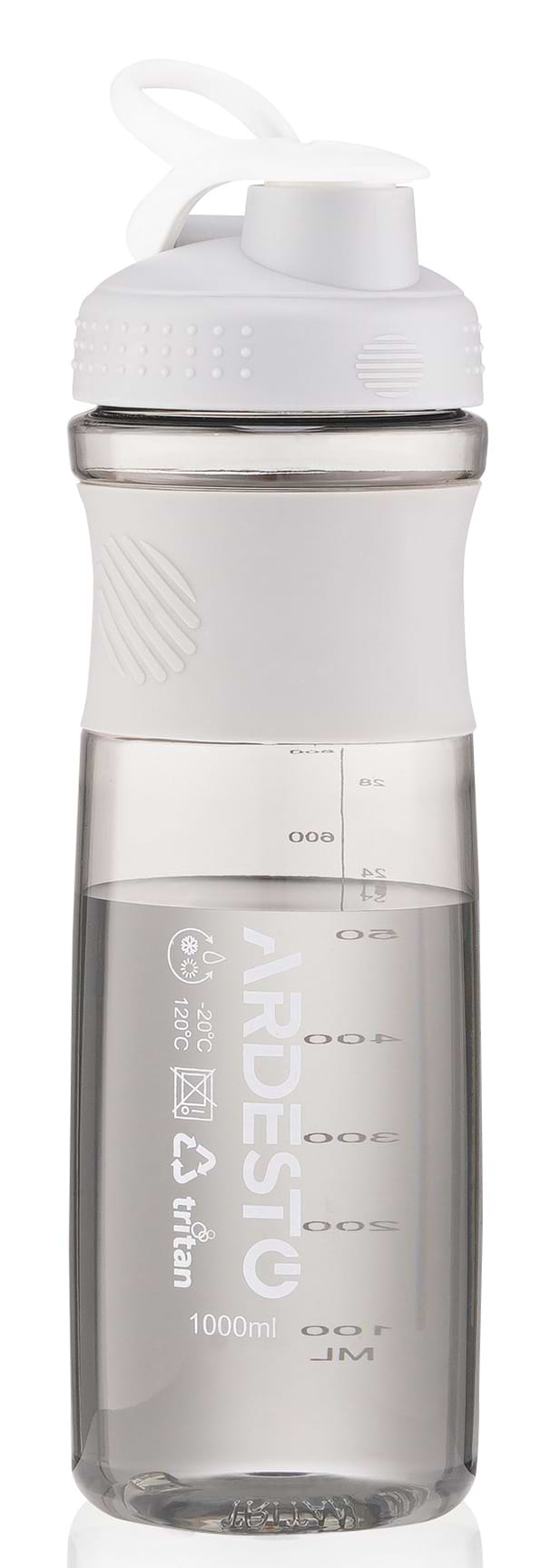 Фото - Пляшка для води Ardesto Smart Bottle 1000 мл Grey (AR2204TG)