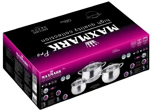 Фото - Набор посуды Maxmark MK-8106 6 пр