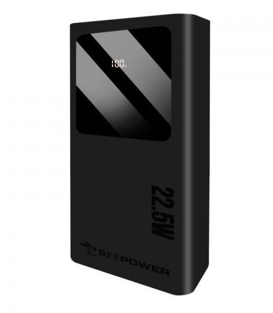 Фото - Батарея мобільна BeePower Power Bank BP-20PD 20000mAh 22.5W PD USB-C + 2xUSB 3.0 Black (BP-20PD B)