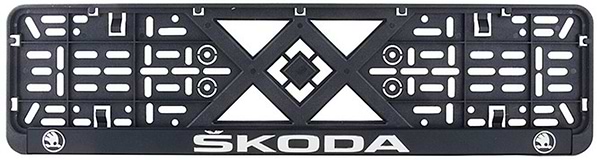 Фото - Рамка под номер Bi-Plast ŠKODA (BP-284)