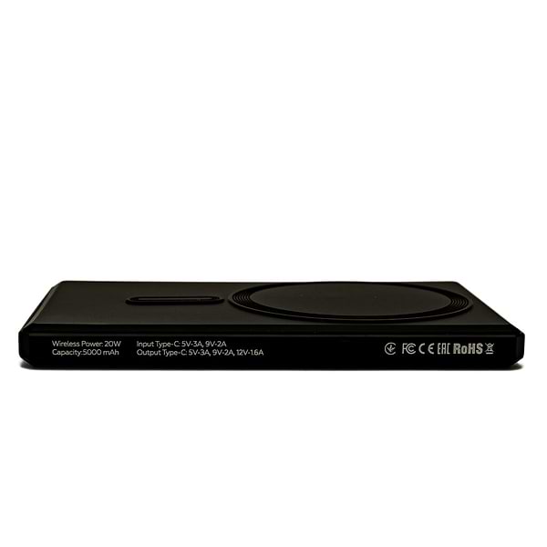 Фото - Уцінка - Батарея мобільна Be Phone K5 5000 mAh MagSafe Black 15W (BP-K5-BK)
