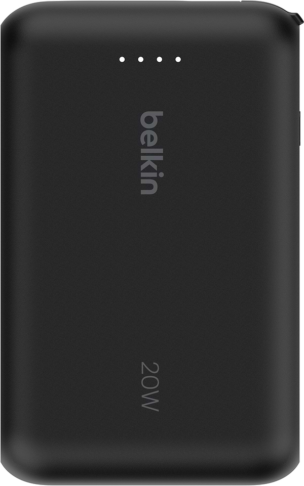 Фото - Батарея мобільна Belkin 10000мА·год, 20Вт +USB-C Black (BPB021HQBK)