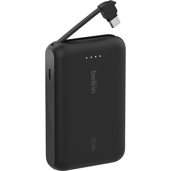 Фото - Батарея мобільна Belkin 10000мА·год, 20Вт +USB-C Black (BPB021HQBK)