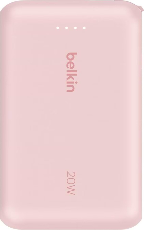 Фото - Батарея мобильная Belkin 10000мА·год, 20Вт USB-C Pink (BPB021HQPK)