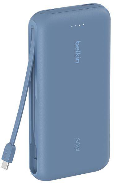Батарея мобільна Belkin 20000мАh 30Вт (BPB024HQBL) Blue - Фото 1