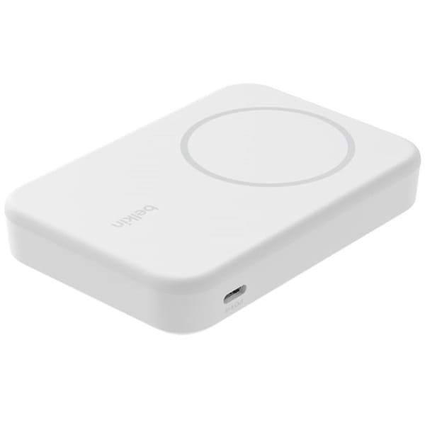 Фото - Батарея мобільна Belkin 10000мА·год, 15Вт, MagSafe Qi2 White (BPD008BTWH)