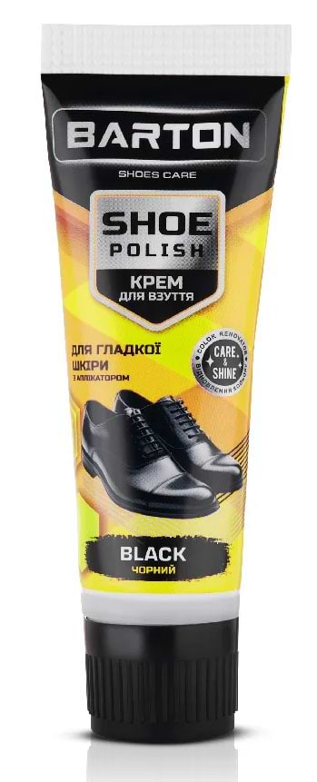 Крем-туба Barton з аплікатором чорний 75 мл (BR20441)