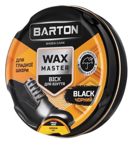 Віск для взуття Barton чорний 75 мл (BR20472)
