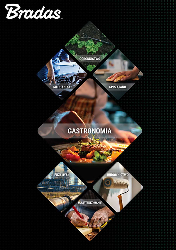 Фото - Рукавички нітрілові BRADAS Diamond розмір M 7-8 чорний (RWJNDBC8)