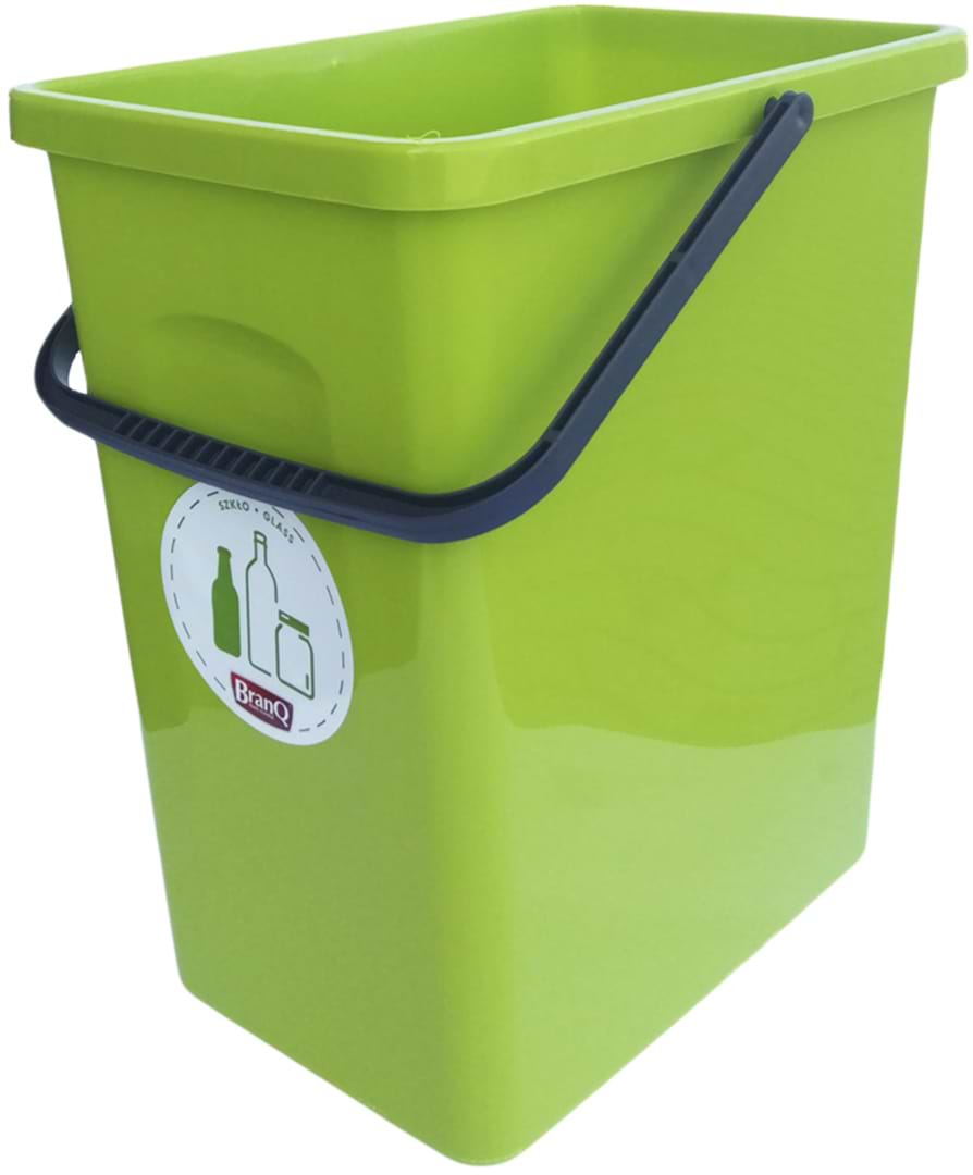 Бак для мусора BRANQ 10л зеленый (1309)