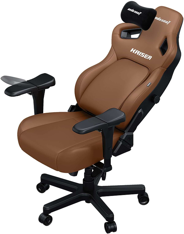 Фото - Крісло для геймерів Anda Seat Kaiser 4 Size L Brown Premium PVC (AD12YDDC-L-20-K-PV/C)