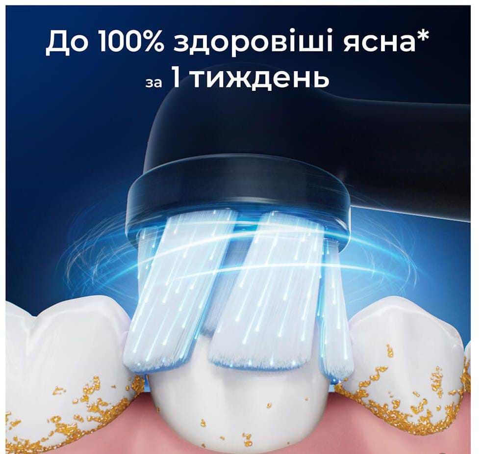 Фото - Насадка для зубной щетки Oral-B Braun iO Gentle Care Black 4 шт