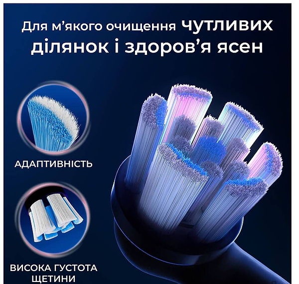 Фото - Насадка для зубной щетки Oral-B Braun iO Gentle Care Black 4 шт