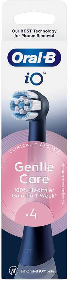 Фото - Насадка для зубной щетки Oral-B Braun iO Gentle Care Black 4 шт