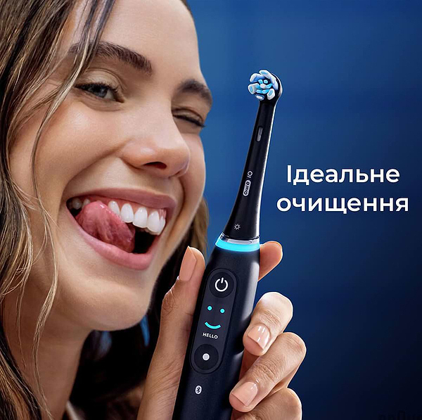Фото - Насадка для зубной щетки Braun Oral-B iO RB WB Radiant White Black (4)