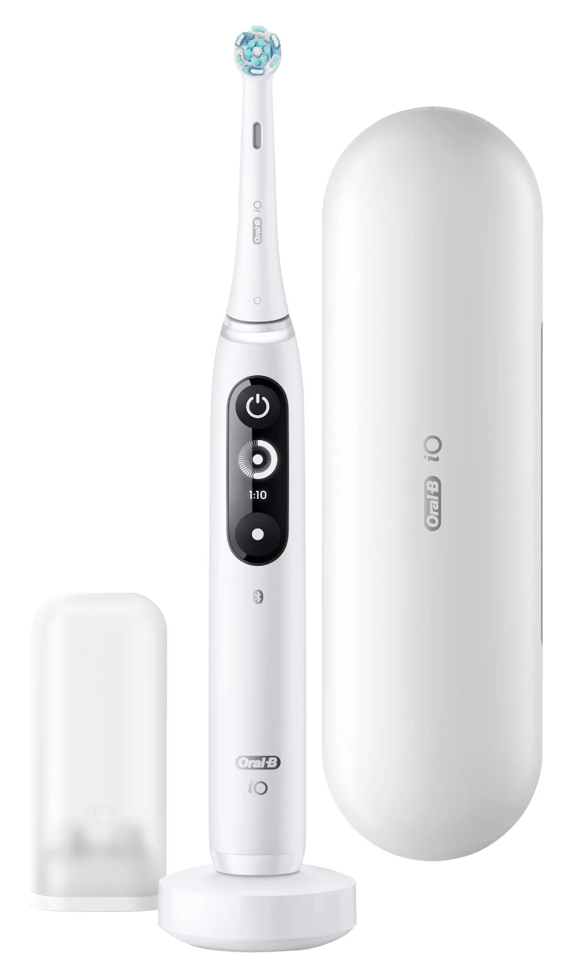 Зубная щетка электрическая Braun Oral-B iO Series 7 iOM7.1A1.1BD типа 3758 White Alabaster (заряд ус. типа 3768) - Фото 1