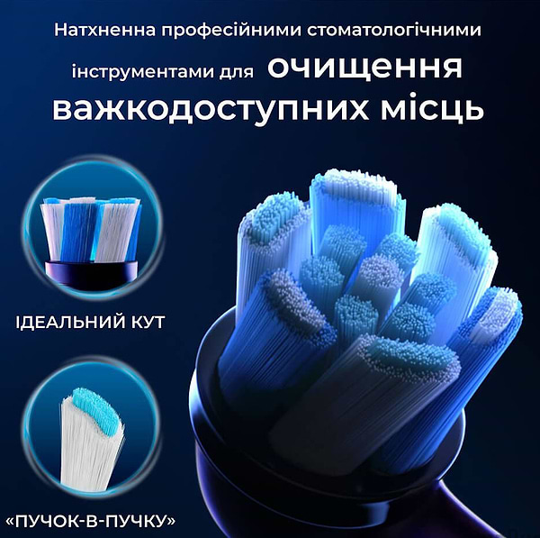 Фото - Насадка для зубної щітки Braun Oral-B iO RB CBF-4 Ultimate Clean (4)