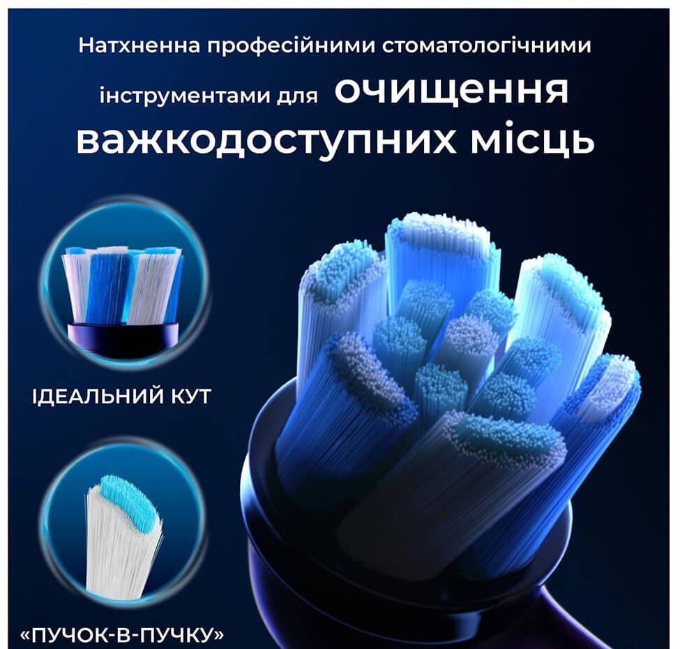 Фото - Насадка для зубной щетки Oral-B Braun iO Ultimate Clean Black 4 шт