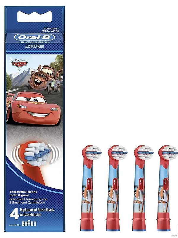 Фото - Насадка для зубной щетки Braun Oral-B Cars EB10 4 (1041669)