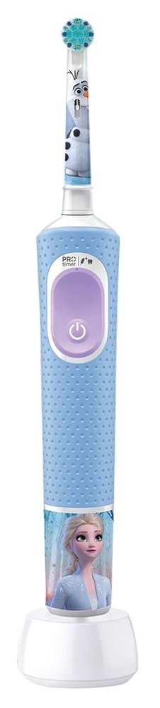 Фото - Зубна щітка електрична Oral-B Braun Pro Kids D103.413.2KX Frozen «Крижане серце» + Футляр