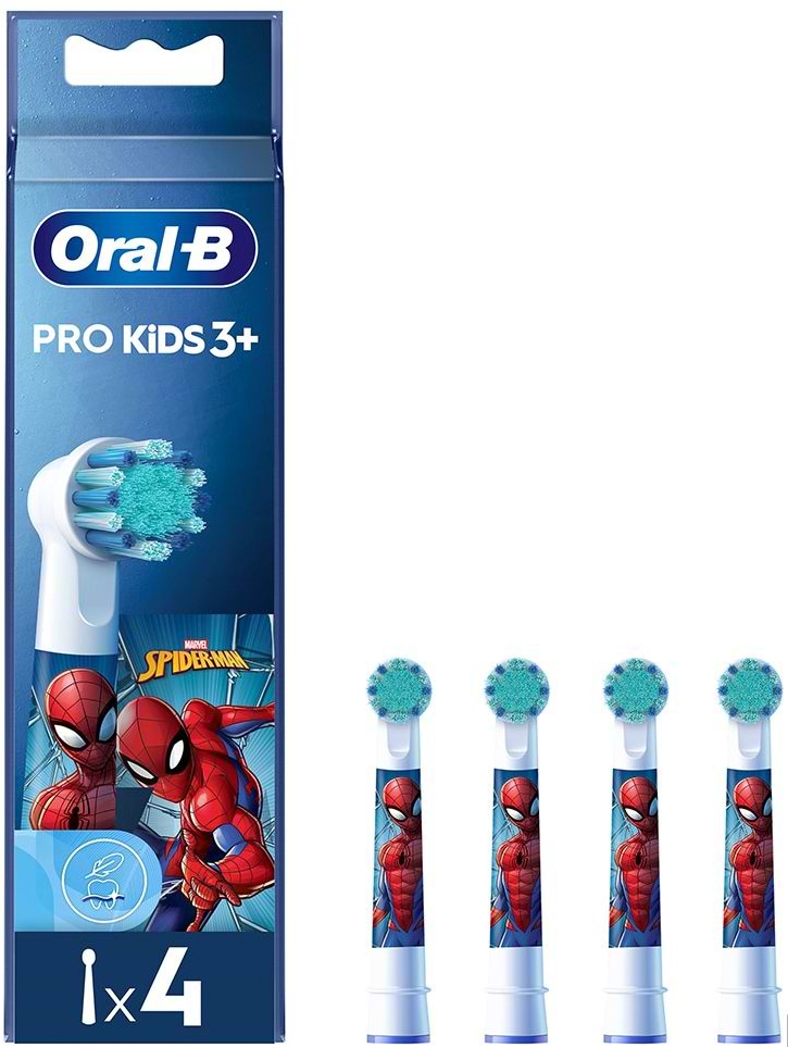 Насадка для зубної щітки Oral-B Braun Людина Павук EB10S 4шт - Фото 1