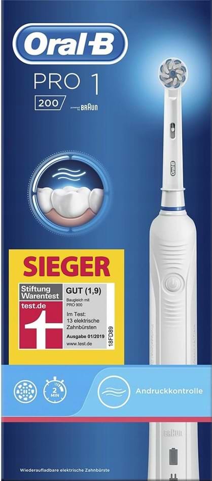 Фото - Зубная щетка электрическая Braun Oral-B PRO1 200 D16.513.3U Sensi Ultrathin