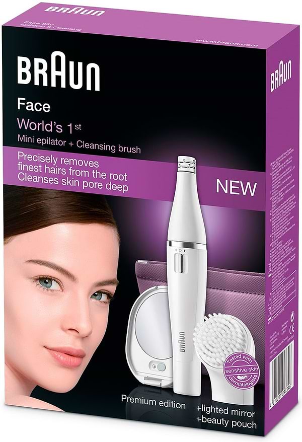 Фото - Епілятор для обличчя Braun SE830