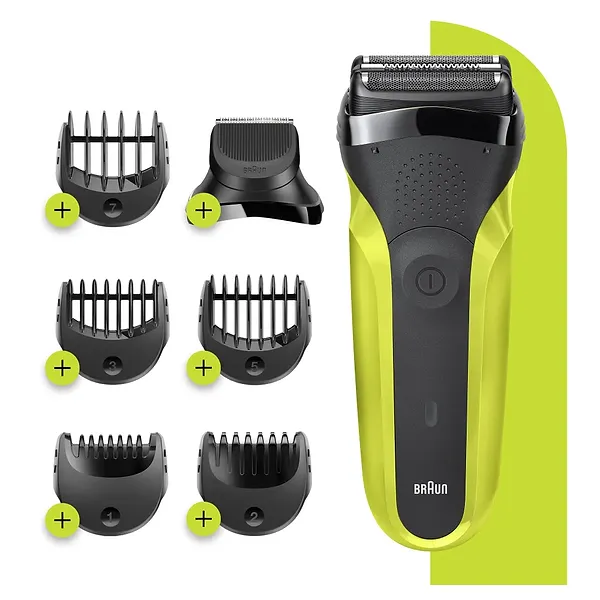 Фото - Уцінка - Бритва Braun Series 3 300BT Black/Green